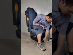 調整可能な空中懸垂 トラックシート 革 空中乗用 ドライバーシート