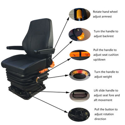 購入 メカニカルサスペンション・マイニング・シート/地下鉄の運転席 online manufacture