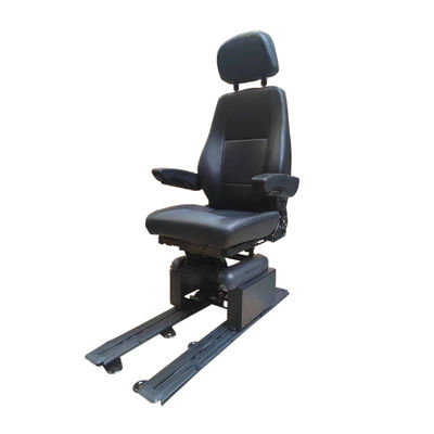 黒の海兵用エアライドシート S802 レザーエアサスペンション ボートシート